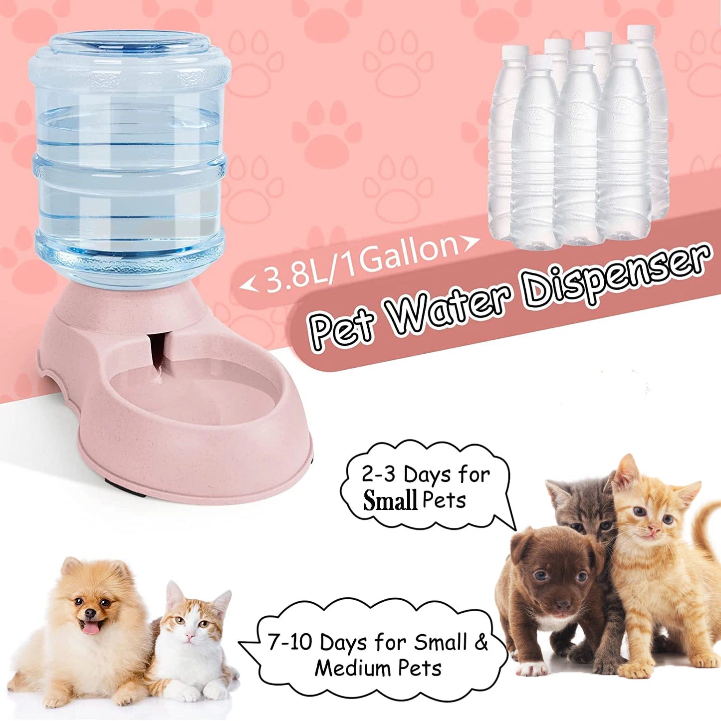 Automatic Water Dispenser Pet Feeder - Joyful Paw Co 